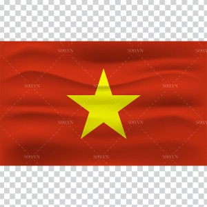 Ảnh cờ Việt Nam file PNG mẫu số 95