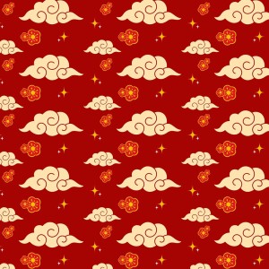 Pattern họa tiết ngày tết file vector mẫu 25R1367