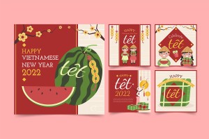 Banner tết nguyên đán file vector mẫu 25R591