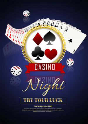 Poster trò chơi casino file PSD mẫu T55