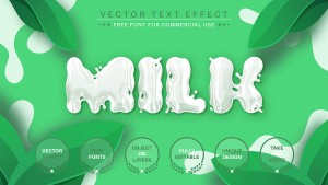 Banner sữa trắng nền xanh file vector mẫu số 354