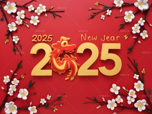 Background số năm mới 2025 file JPG mẫu 25R1077