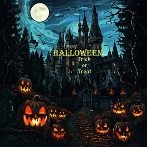 Banner lễ hội halloween file PSD mẫu MB236