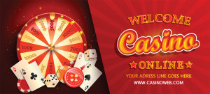 Banner trò chơi casino file EPS và AI mẫu T79