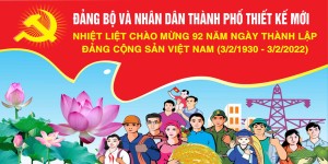 Backdrop mừng ngày thành lập Đảng Cộng sản Việt Nam file CDR và PSD mẫu CR66