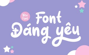 Font chữ cute đáng yêu Việt hóa  SVN-Claytonia