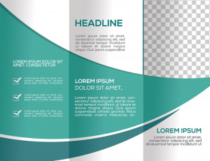 Brochure lĩnh vực kinh doanh file PSD mẫu D51