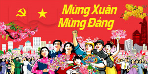 Pano mừng Đảng mừng xuân 2024 file CDR mẫu D29