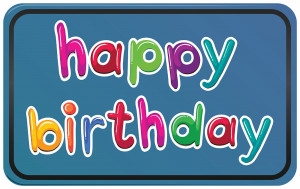 Bộ chữ typo happy birthday file EPS và AI mẫu K116