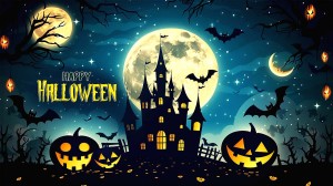 Banner lễ hội halloween file PSD mẫu MB420