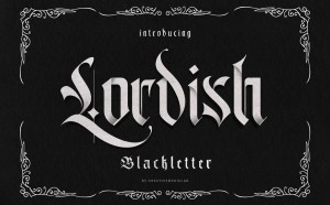 Font chữ gothic Lordish Font Việt hóa