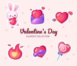 Banner quà tặng dịp lễ valentine file vector mẫu BV124