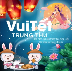 Mẫu thiết kế Poster vui tết trung thu cho AI