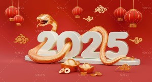 Bộ số năm mới 2025 file JPG mẫu 25R42