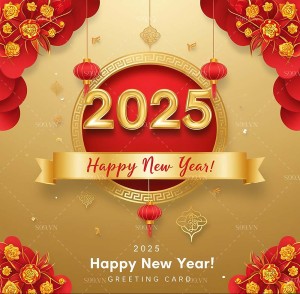 Banner số năm mới 2025 file JPG mẫu 25R1068