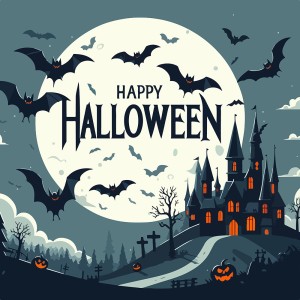 Banner đêm trăng ma quái lễ hội halloween file EPS - mẫu số 480