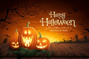 Banner halloween kinh dị file EPS và AI mẫu MB158