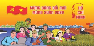 Backdrop toàn dân mừng ngày thành lập Đảng Cộng sản file CDR mẫu CR47