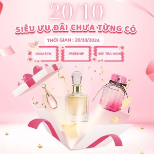 Banner ưu đãi nước hoa file vector mẫu số 350