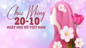 Banner chúc mừng ngày phụ nữ việt nam file EPS và AI mẫu PN239