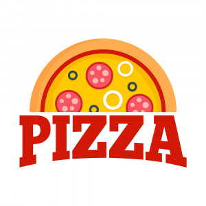 Logo quán bán bánh pizza file EPS và AI mẫu P85