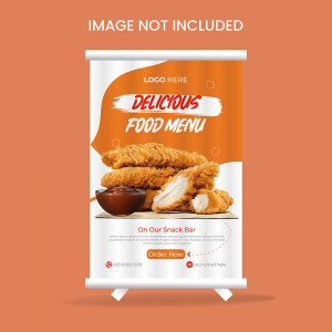 Poster quảng cáo gà rán KFC file EPS và AI mẫu GR8