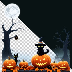 Background lễ hội halloween file PSD mẫu MB248