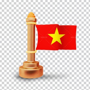 Ảnh cờ Việt Nam tung bay file PNG mẫu số 22