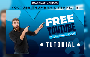 Ảnh thumb kênh youtube file PSD - mẫu số 525