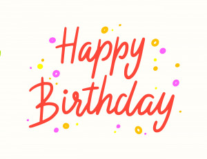 Bộ chữ typo happy birthday mềm mại file EPS và AI mẫu K174