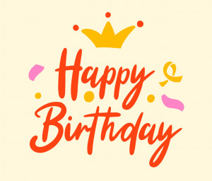 Bộ chữ typo happy birthday cách điệu mềm mại file EPS và AI mẫu K74