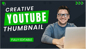 Ảnh thumb kênh youtube file PSD - mẫu số 7450