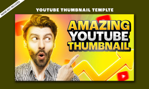 Ảnh thumb kênh youtube mẫu 43 file PSD