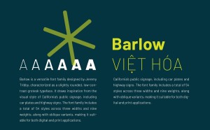 Tải xuống - Trọn bộ 18 kiểu font chữ sans serif Barlow Việt hóa miễn phí