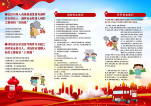 Brochure lĩnh vực phòng cháy chữa cháy file PSD mẫu PC8