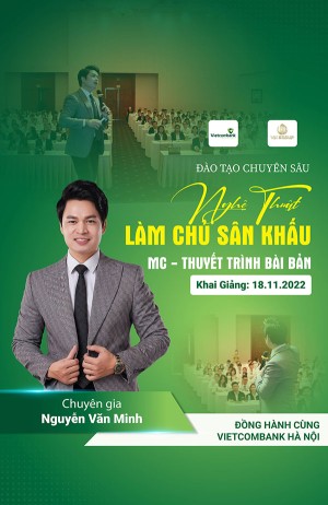 Poster diễn giả file vector mẫu HV16