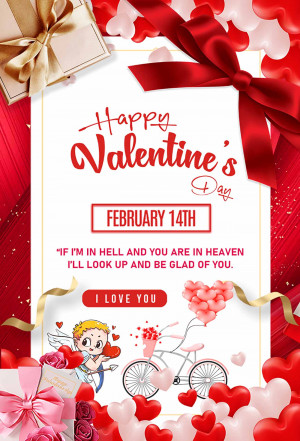 Poster ngày lễ tình nhân Valentine 32 file PSD