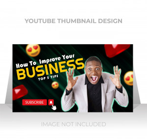 Ảnh thumb bìa youtube file PSD mẫu Y26