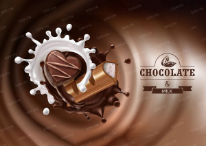 Backgroud chocola mẫu B1 EPS AI