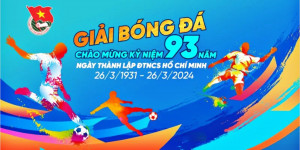 Phông nền giải bóng đá chào mừng ngày thành lập Đoàn 26-3 File Corel