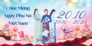 Banner chúc mừng ngày phụ nữ việt nam file CDR mẫu PN292