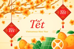 Banner tết nguyên đán file vector mẫu 25R594