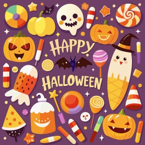 Hình minh họa nhân vật lễ hội halloween file EPS - mẫu số 614