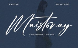 Font chữ ký viết tay Việt hóa TH Maistoray