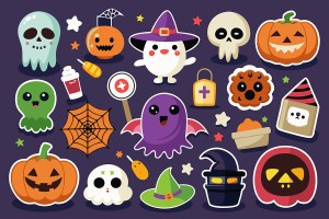 Hình minh họa nhân vật halloween file EPS - mẫu số 702