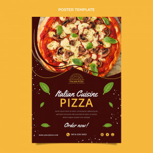 Poster quảng cáo pizza file EPS và AI mẫu P140