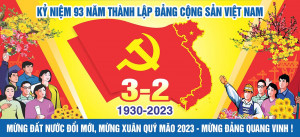 Pano mừng Đảng mừng xuân 2024 file CDR mẫu D30