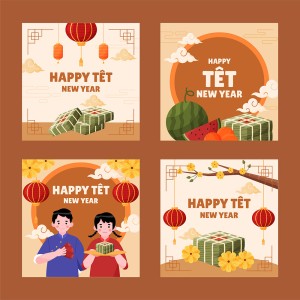 Banner tết nguyên đán sum vầy file EPS - mẫu số 850