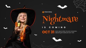 Banner lễ hội halloween file PSD mẫu MB454