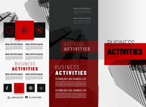 Brochure bất động sản file PSD mẫu D47